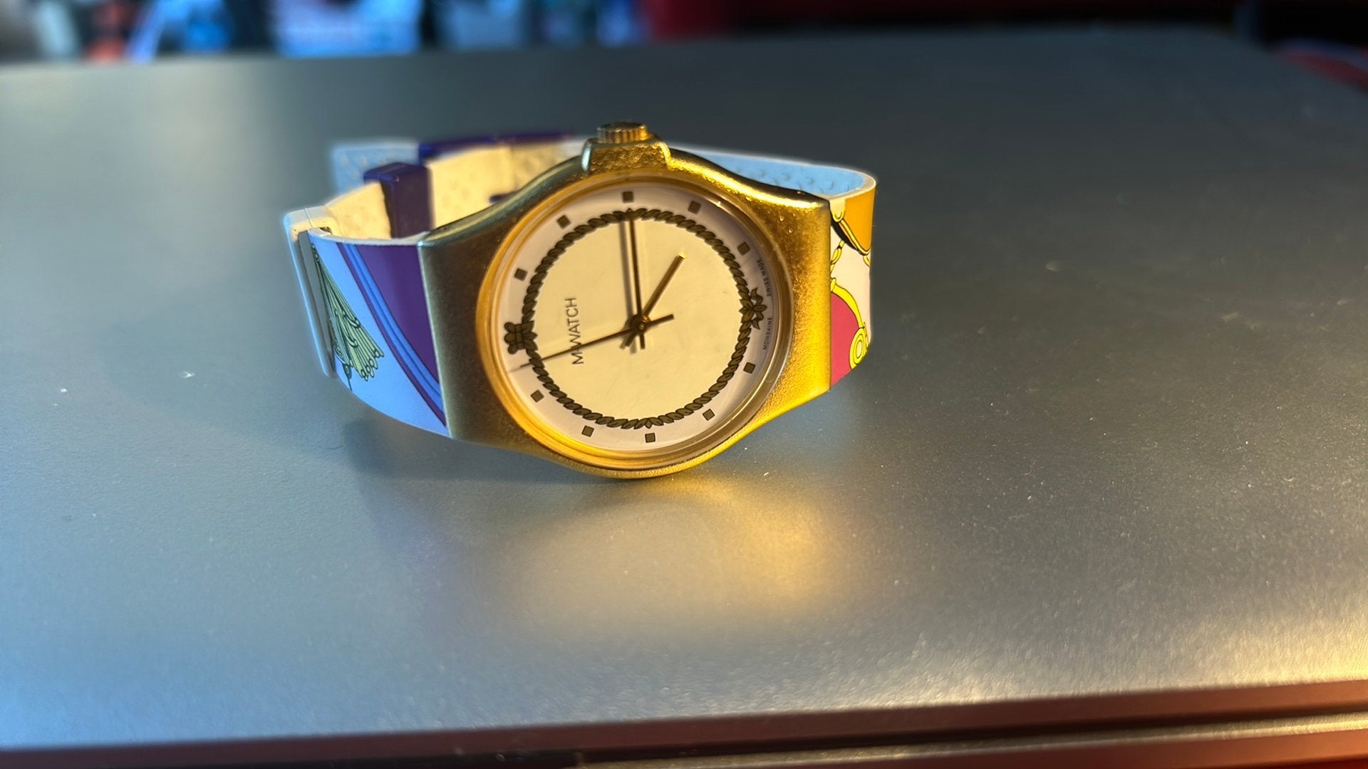 M-Watch Mondaine vintage horloge – NOS – Swiss Made 70€, Overige merken, Overige materialen, Polshorloge, Overige materialen