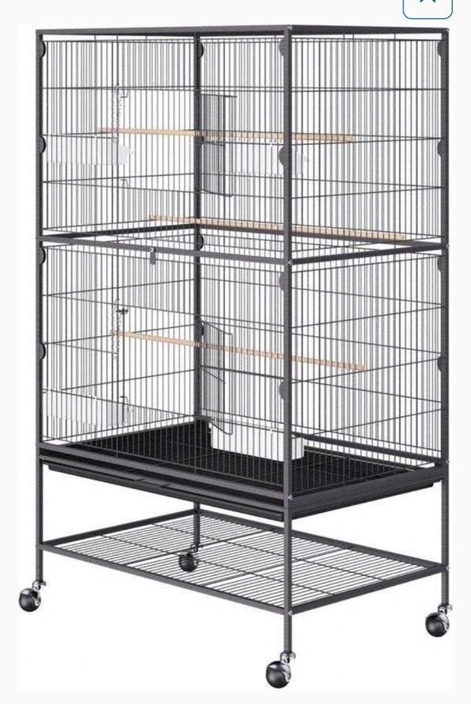 Vogelkooi, Ophalen, Zo goed als nieuw, Metaal, Vogelkooi