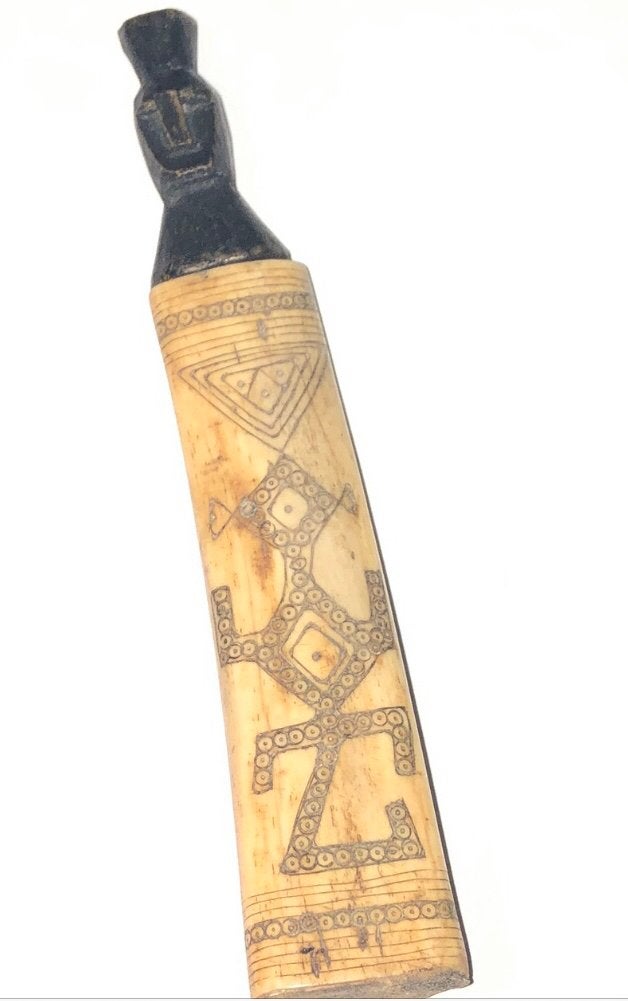 Antieke Batak Kalenderstaf (Tunggal Panaluan), Ophalen of Verzenden