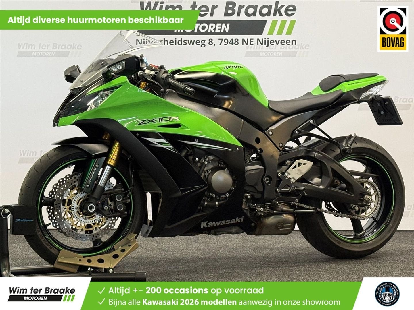 Kawasaki ZX 10 R ABS (bj 2014) 41,188 km, Motoren, Motoren | Kawasaki, 4 cilinders, Motorrijbewijs A, Bedrijf, Onbekend