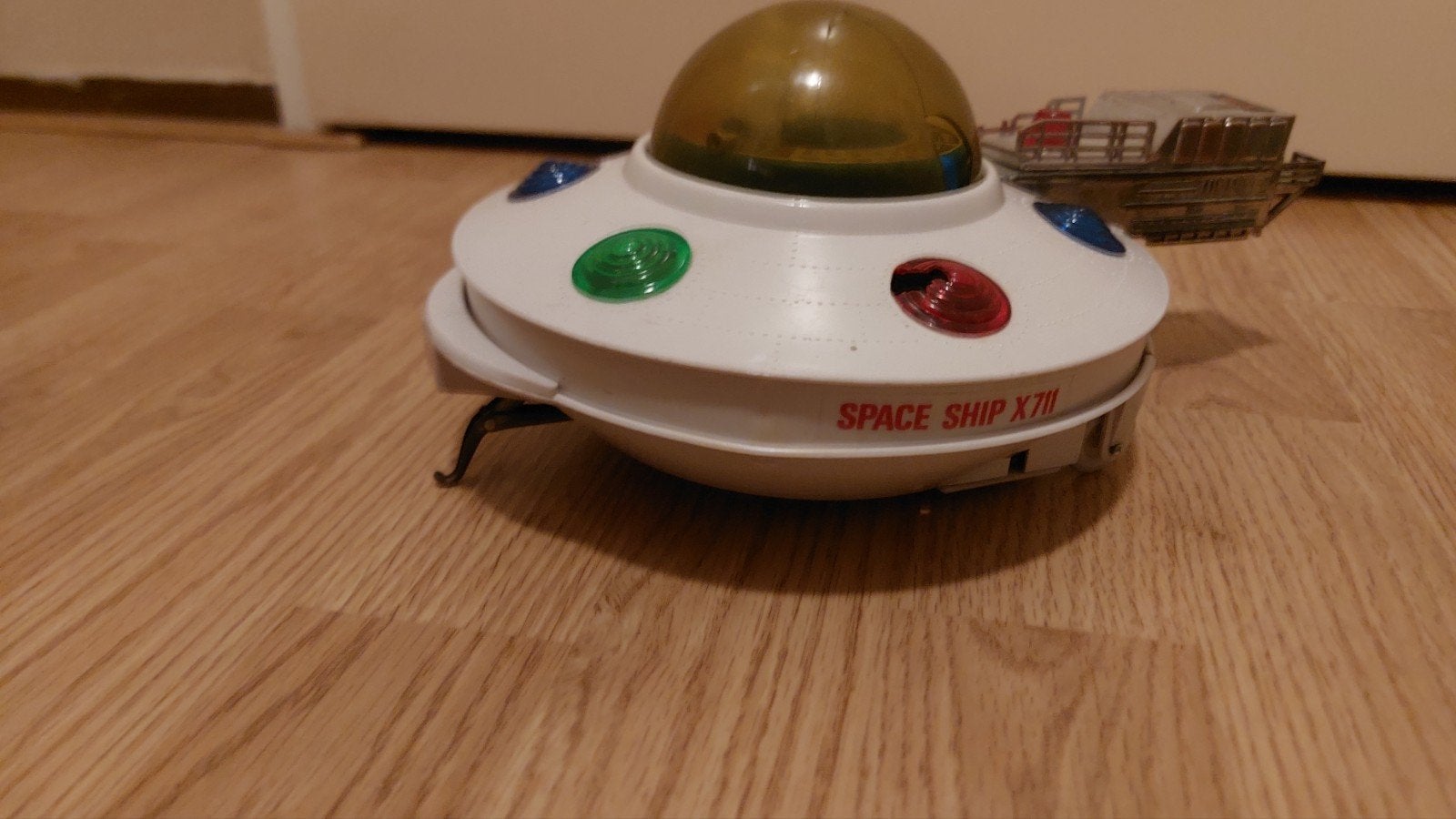 Vintage Space Ship X71 Speelgoed UFO met Licht en Geluid, Ophalen of Verzenden