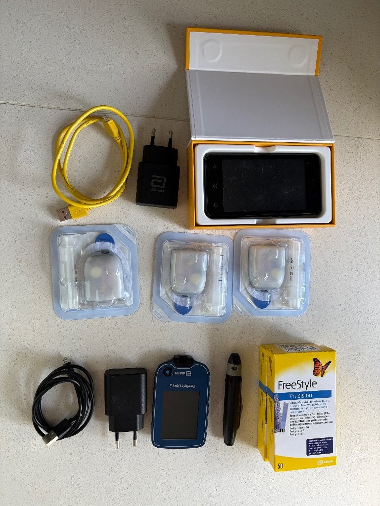 Omnipod Dash PDM met reader, Pods en strips, Ophalen of Verzenden, Gebruikt