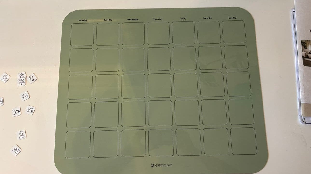 Greenstory sticky magnetischemaandplanner xl, Ophalen of Verzenden, Maandkalender, Zo goed als nieuw