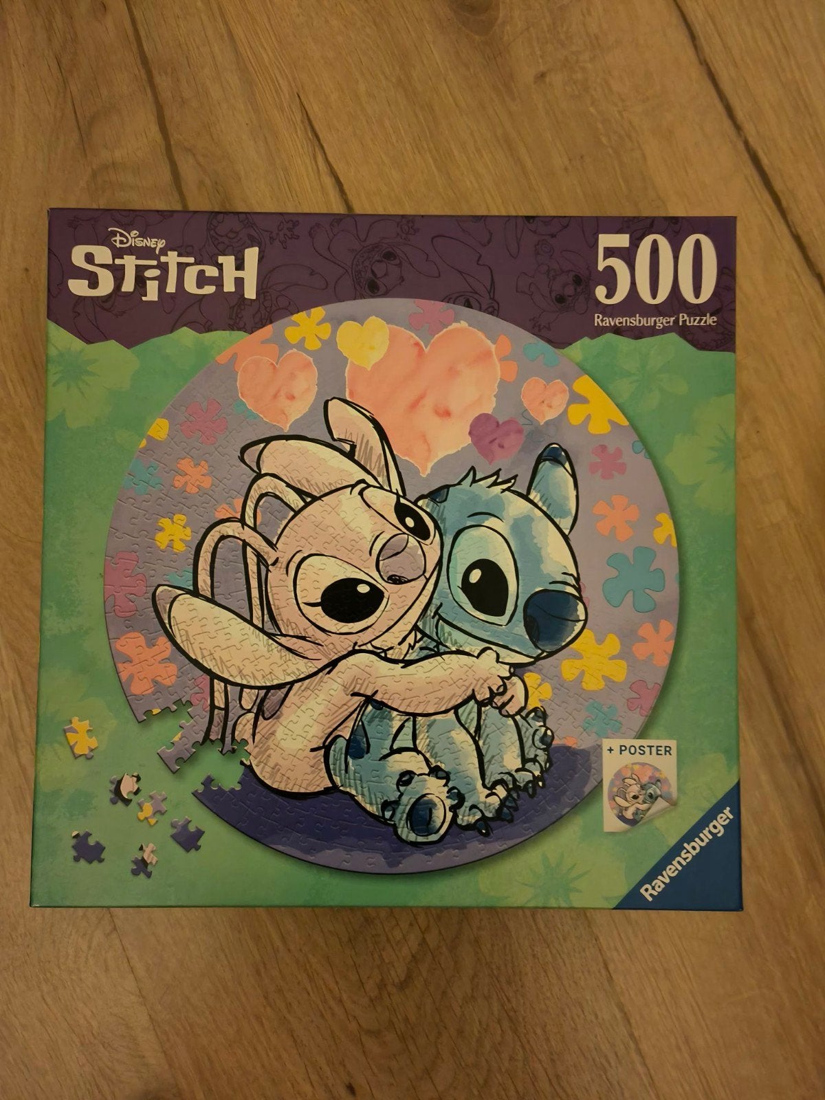 Disney Stitch 500 stukjes puzzel van Ravensburger, Een of twee spelers, Ophalen of Verzenden, Zo goed als nieuw, Ravensburger