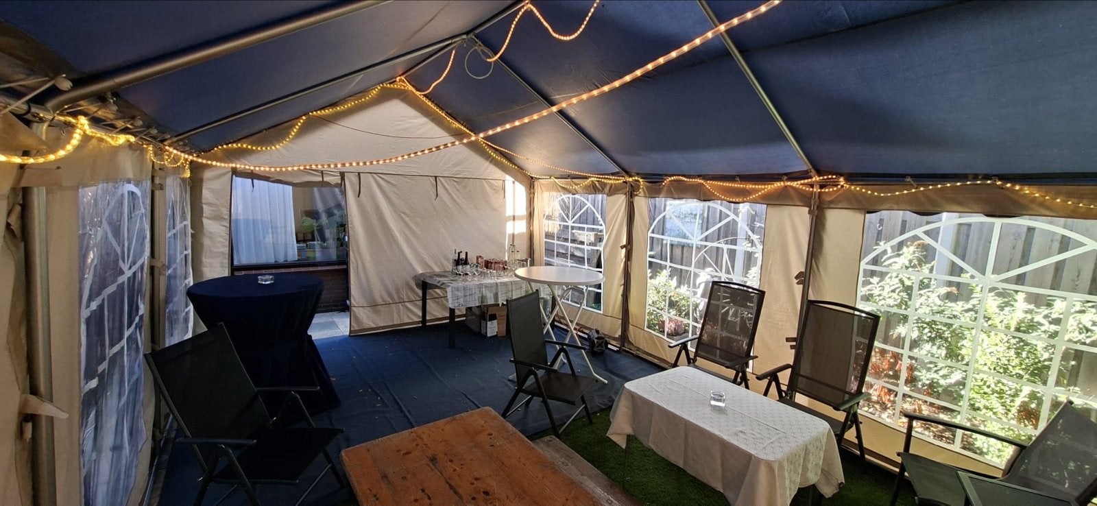 Te koop PVC Partytent 6x4 meter, Ophalen, Gebruikt, Partytent, 2 meter of meer