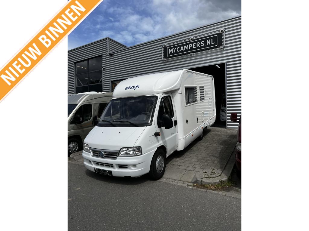 Elnagh Joxy 16 XXL garage, Caravans en Kamperen, Campers, Overige merken, Ringverwarming, Fiat, Treinzit