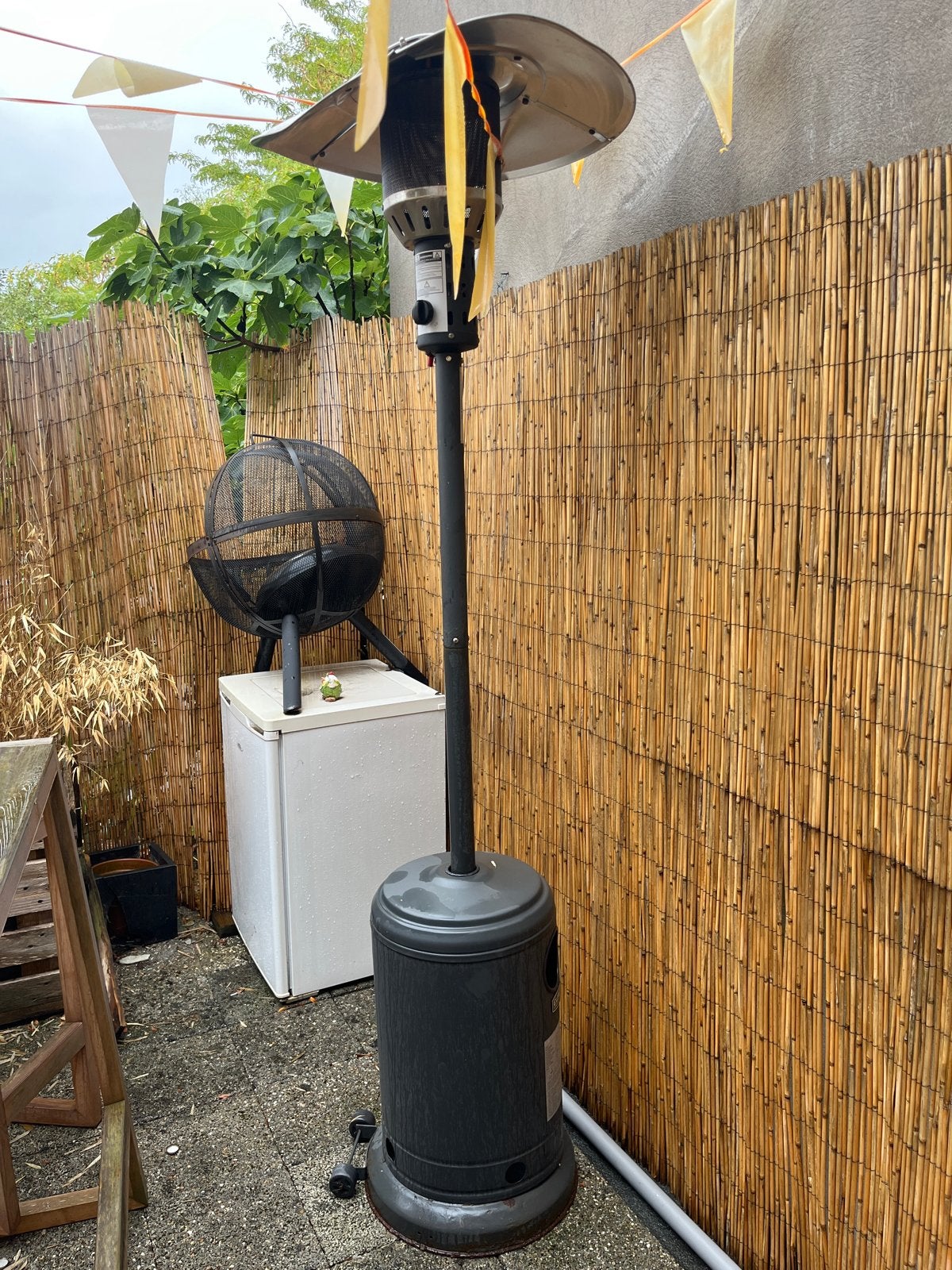 Terrasverwarmer op gas - Eurom, Tuin en Terras, Ophalen, Gebruikt, Gas, Vloer