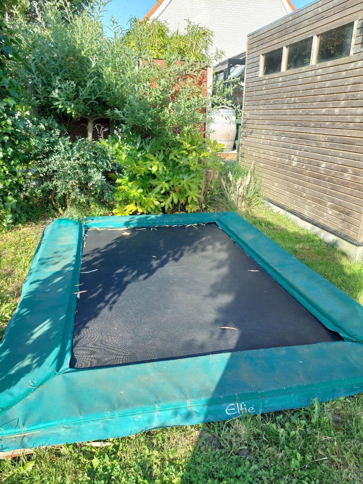 Inbouw trampoline Elfie, Ophalen, Gebruikt