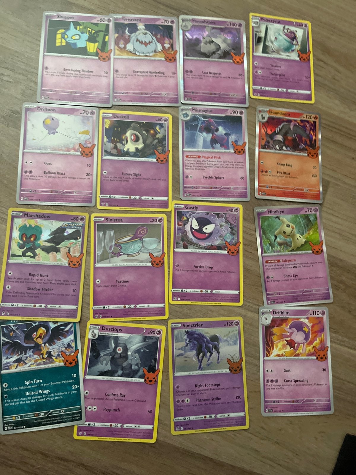 Halloween Trick or Treat Pokémon kaarten, Ophalen, Gebruikt, Meerdere kaarten