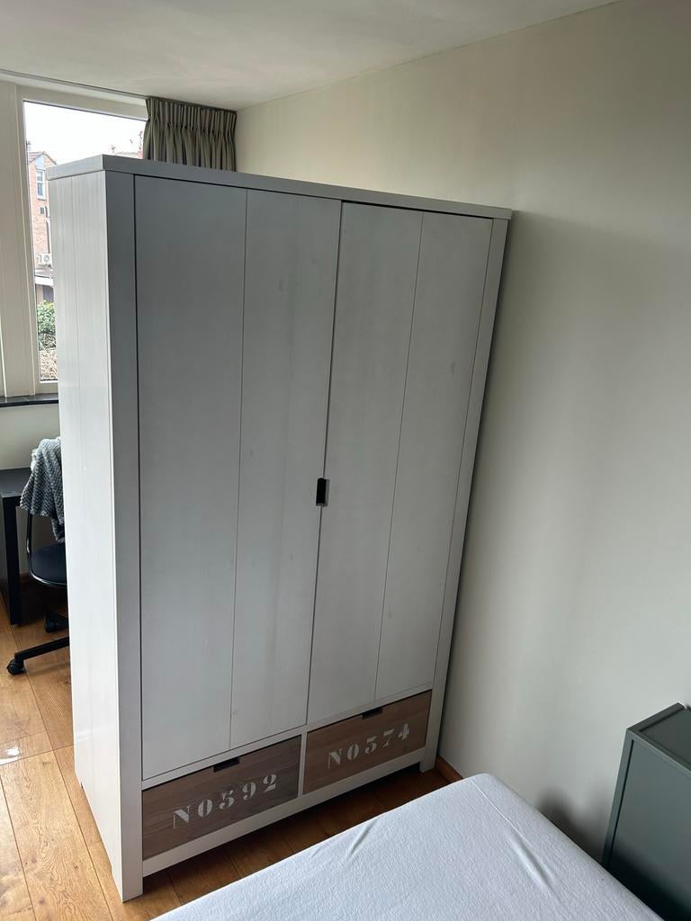 Kinderkamer, 3-delig, Ophalen, Kast, 50 tot 70 cm, 105 cm of meer
