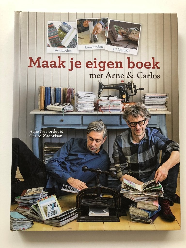 Maak je eigen boek met Arne & Carlos, Boeken, Ophalen of Verzenden, Zo goed als nieuw, Scrapbooking en Knutselen, Arne Nerjordet