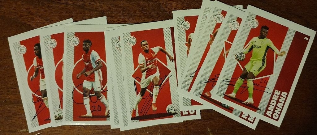 Ajax voetbalplaatjes, Ophalen of Verzenden, Zo goed als nieuw, Ajax, Poster, Plaatje of Sticker