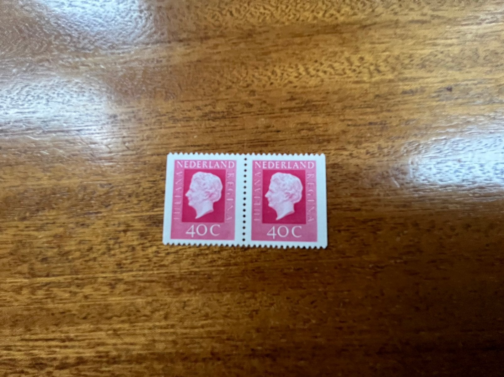 2 postzegels Juliana Nederland 40 cent, Ophalen of Verzenden, Postfris