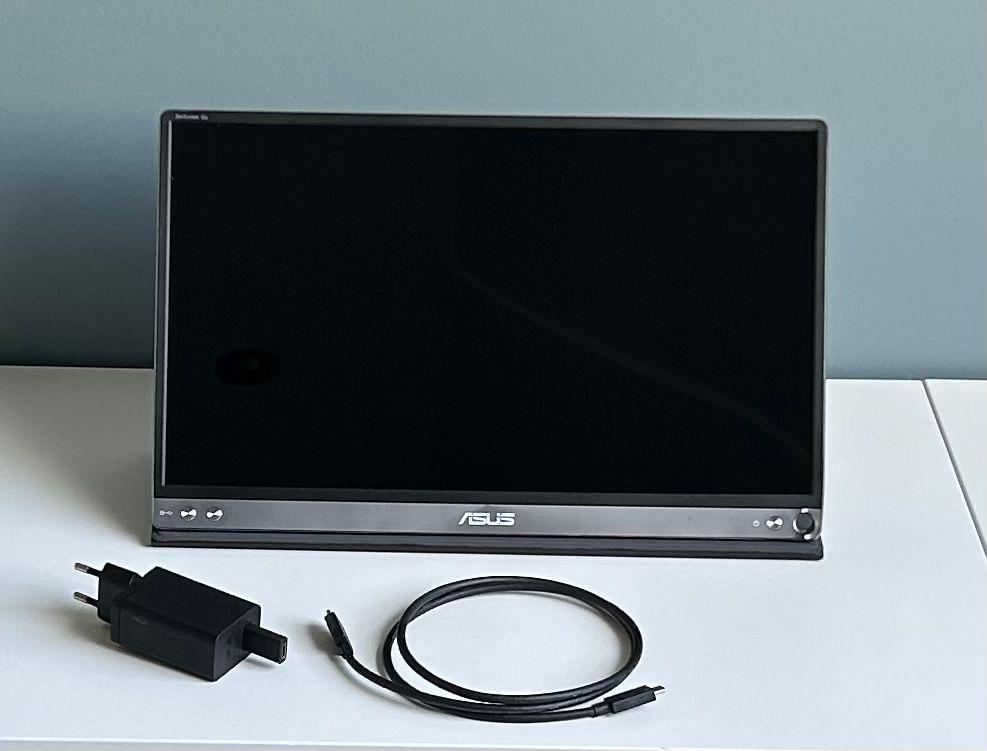 ASUS ZenScreen MB16AP draadloze monitor met accu, Computers en Software, Monitoren, Ophalen, Gebruikt, IPS, Full HD