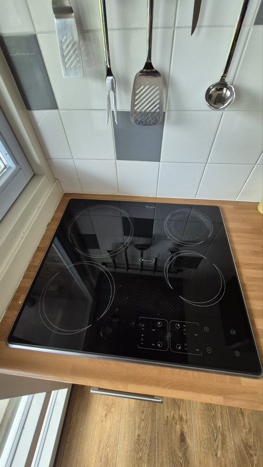 Keramische Inbouw Kookplaat 59 x 51 cm, Gebruikt, Keramisch, Inbouw, 4 kookzones