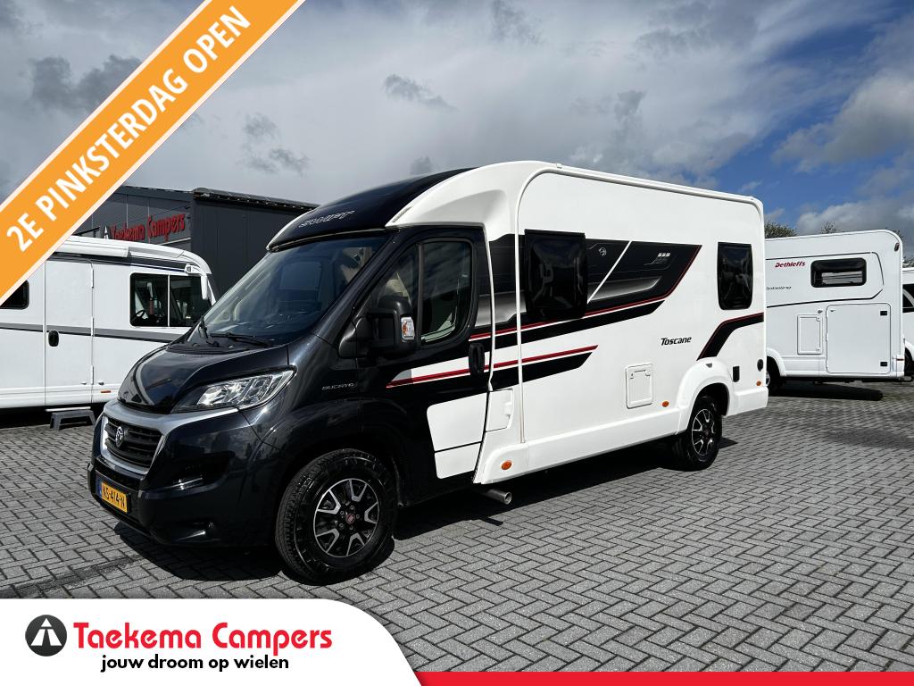 Swift Toscane 640 HB hefbed/vastbed/180pk/2017/top-indeling, Overige merken, Fiat, Bedrijf, 6 tot 7 meter