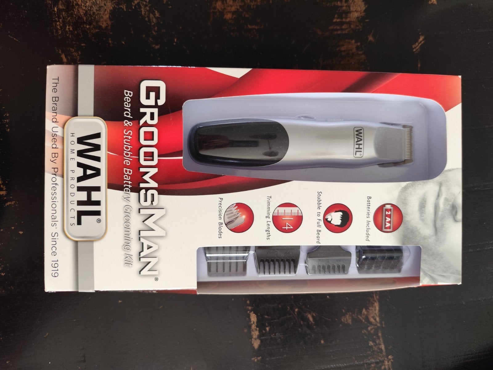 Wahl Groomsman Baard & Stoppel Trimmer Kit, Ophalen of Verzenden, Nieuw, Scheren en Epileren