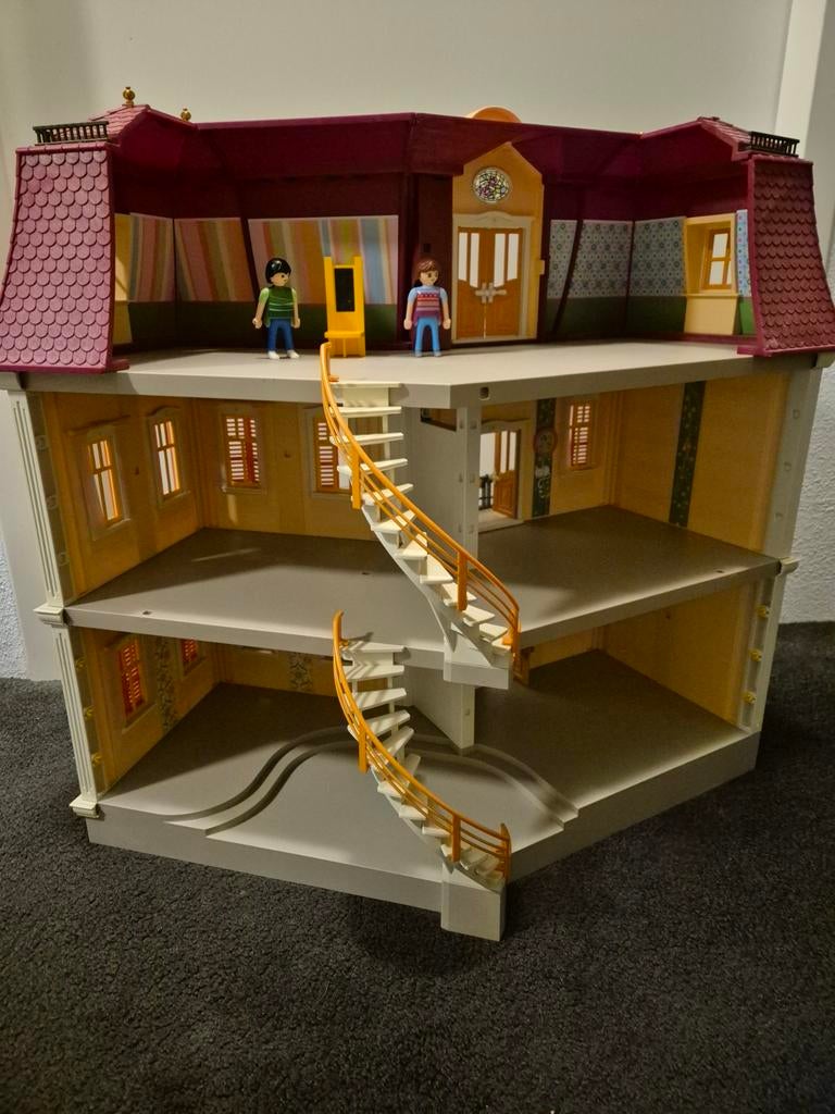 Playmobil Victoriaans Herenhuis 5302 met doos en boekje, Ophalen of Verzenden, Zo goed als nieuw, Complete set