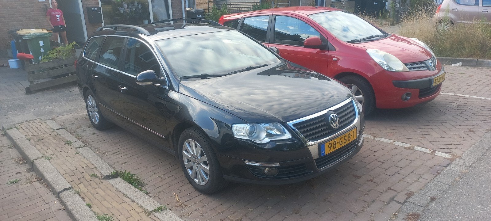 Volkswagen Passat 1.9 TDI 77KW Variant 2008 Zwart, Auto's, Voorwielaandrijving, 4 cilinders, Zwart, Origineel Nederlands