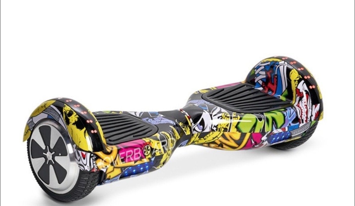 Hoverboard met graffiti, Ophalen of Verzenden, Zo goed als nieuw, Overige typen