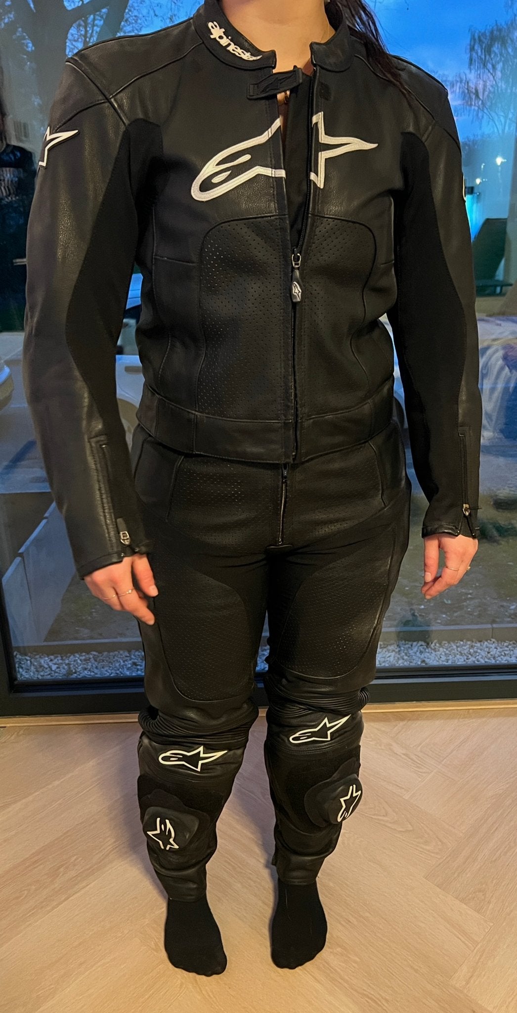 Alpinestars Stella leren combipak - Italiaanse maat 46 (38), Motoren, Ophalen, Nieuw zonder kaartje, Dames, Combipak