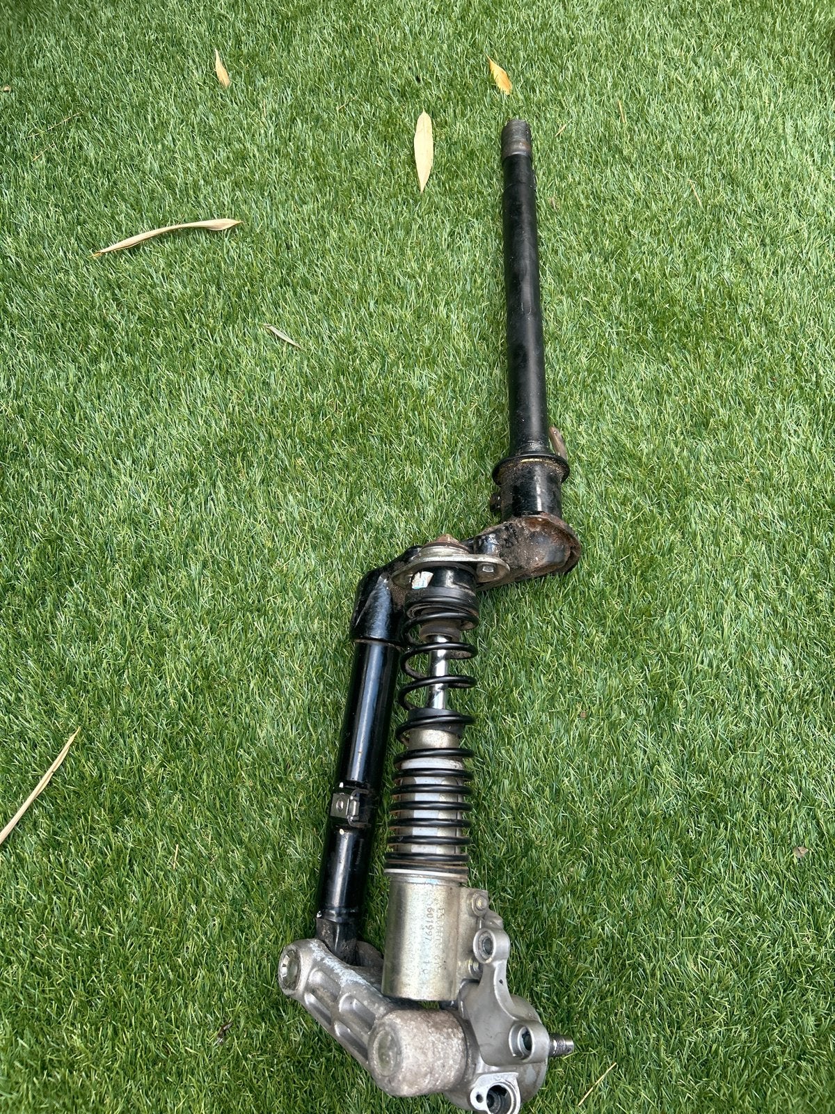 Omgelaste LX vork, Ophalen of Verzenden, Gebruikt, Voorvork, Staal