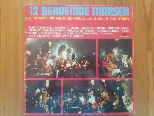 Koninklijke Militaire Kapel – 12 Beroemde Marsen, Cd's en Dvd's, Ophalen of Verzenden, Zo goed als nieuw, 12 inch, LP
