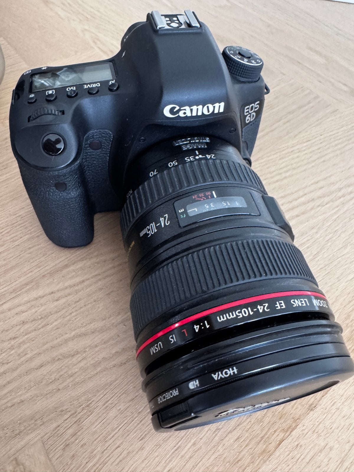 Canon EOS 6D set met 2 lenzen, flitser en accessoires, Ophalen, Gebruikt, Spiegelreflex, Canon