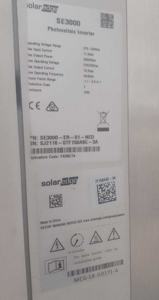 10  Zonnepanelen plus omvormer, Ophalen, Gebruikt, Compleet systeem, 200 wattpiek of meer