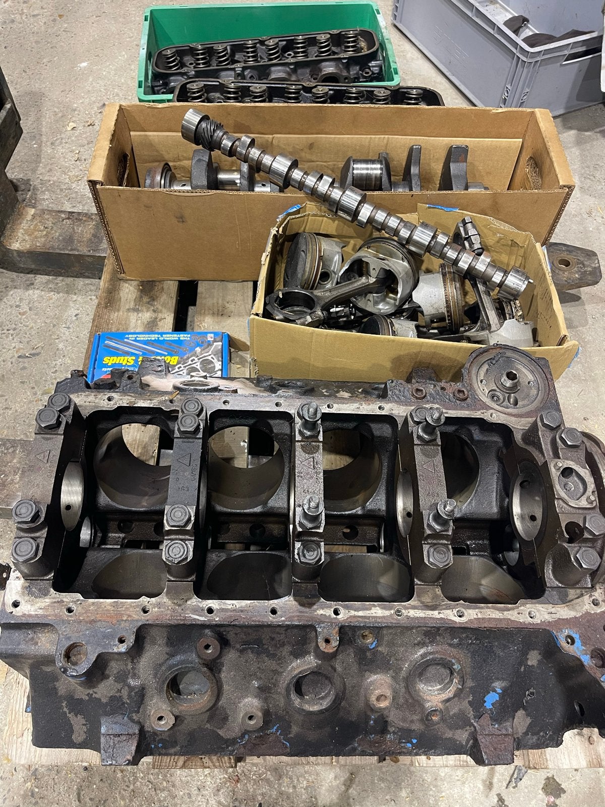 Mercruiser 454 7.4 Inboard motor bigblock, Ophalen of Verzenden, Gebruikt, Motor en Techniek, Motorboot