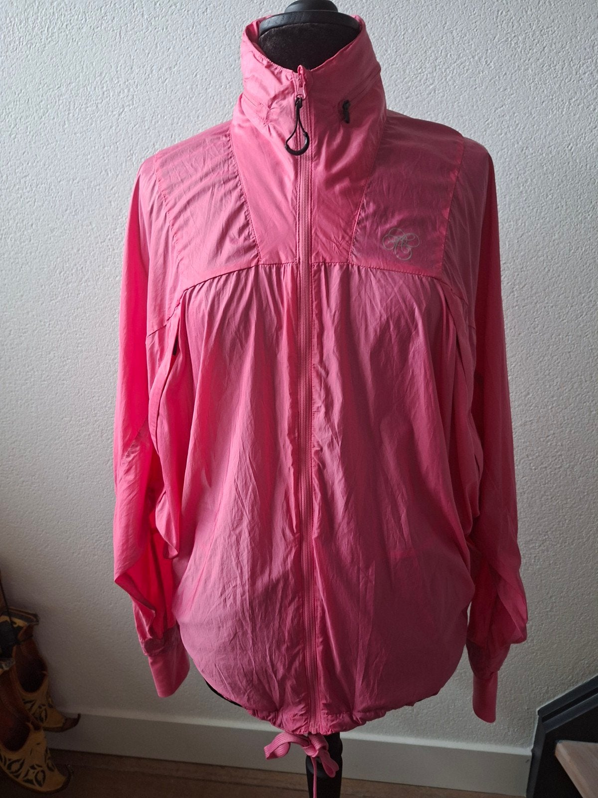 ASICS hardloopjack roze maat M, Kleding | Dames, Maat 38/40 (M), Ophalen of Verzenden, Zo goed als nieuw, ASICS