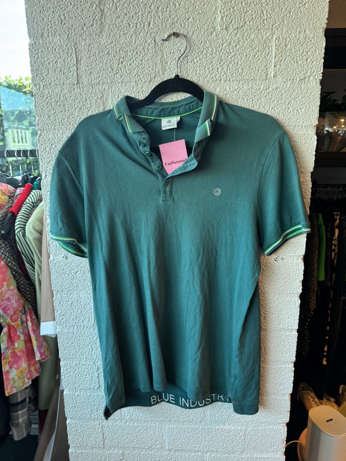 Blue industry polo maat L heren, Kleding | Heren, Ophalen of Verzenden, Zo goed als nieuw