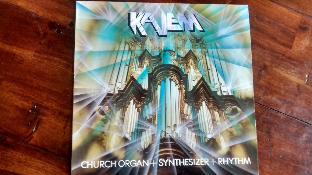 Lp - Kajem - Church organ + Synthesizer + Rhythm, Cd's en Dvd's, Vinyl | Klassiek, Ophalen of Verzenden, Zo goed als nieuw, 12 inch