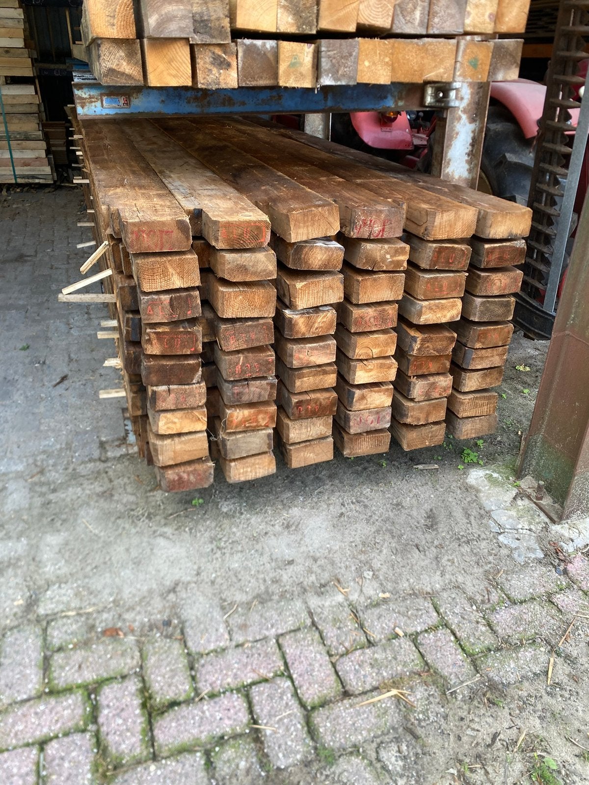 Gebruikte dakbalken, Ophalen, Zo goed als nieuw, 250 cm of meer, Balken