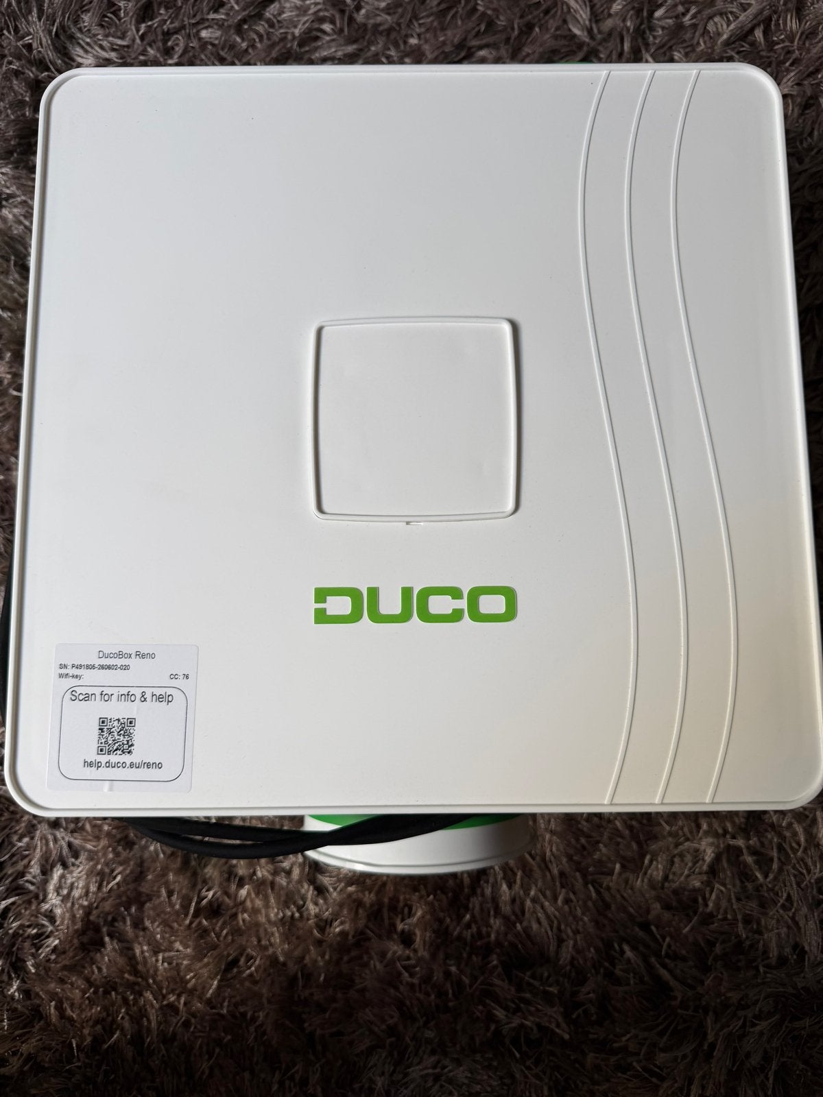 DucoBox Reno Standaard Ventilator - Nieuw zonder doos, Doe-het-zelf en Verbouw, Ophalen of Verzenden, Nieuw, Ventilator