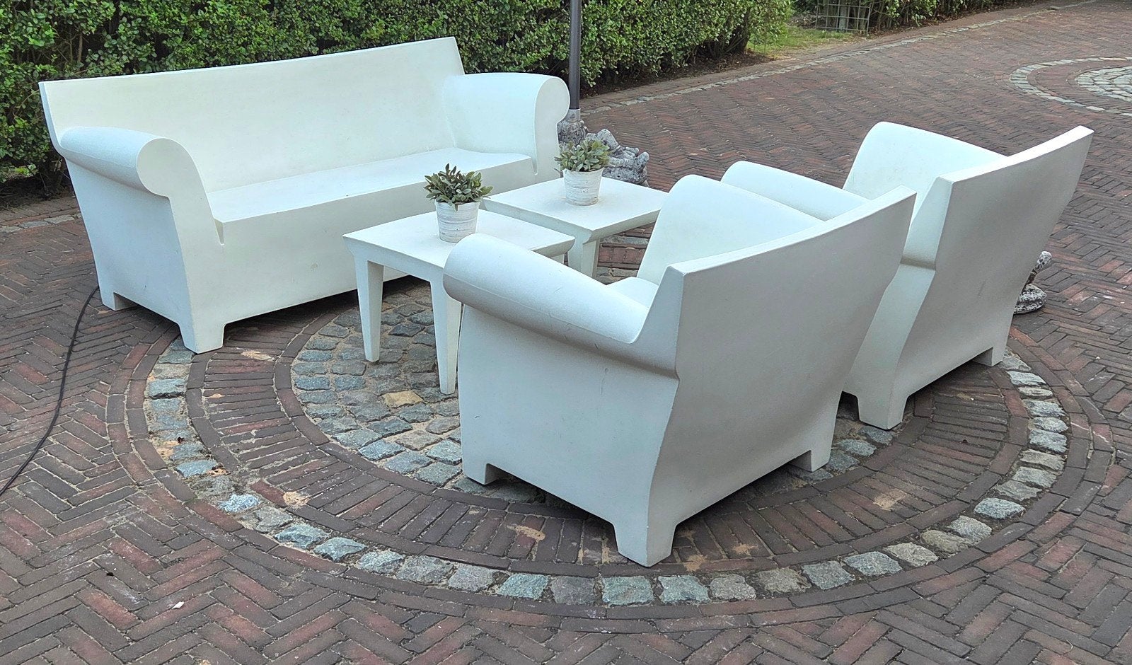 Wit BUBBLE CLUB PHILIPPE STARCK tuinset set loungeset !, Ophalen, Bank