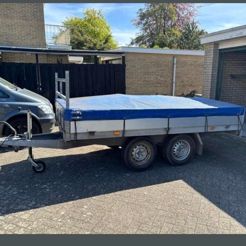 Zeer nette Hapert tandemasser met afdekzijl, Ophalen, Zo goed als nieuw