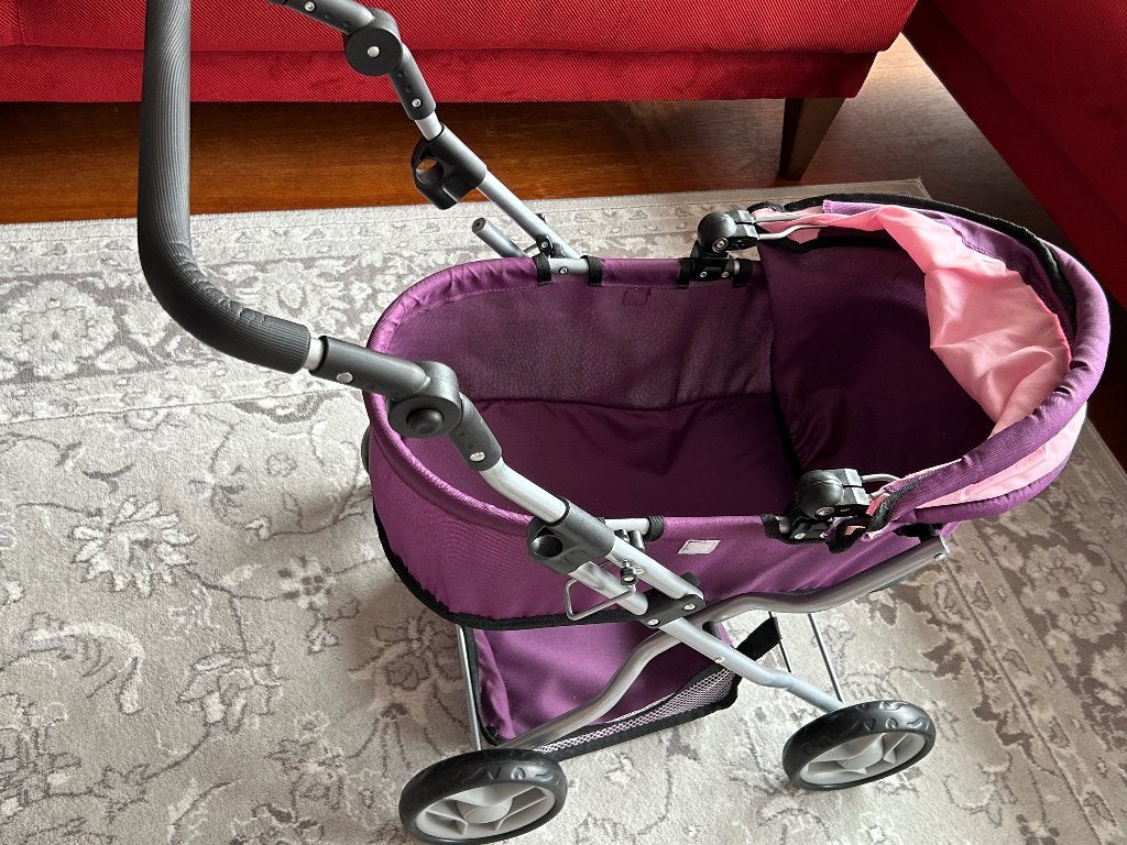 Poppenwagen, Kinderen en Baby's, Ophalen of Verzenden, Zo goed als nieuw, Babypop