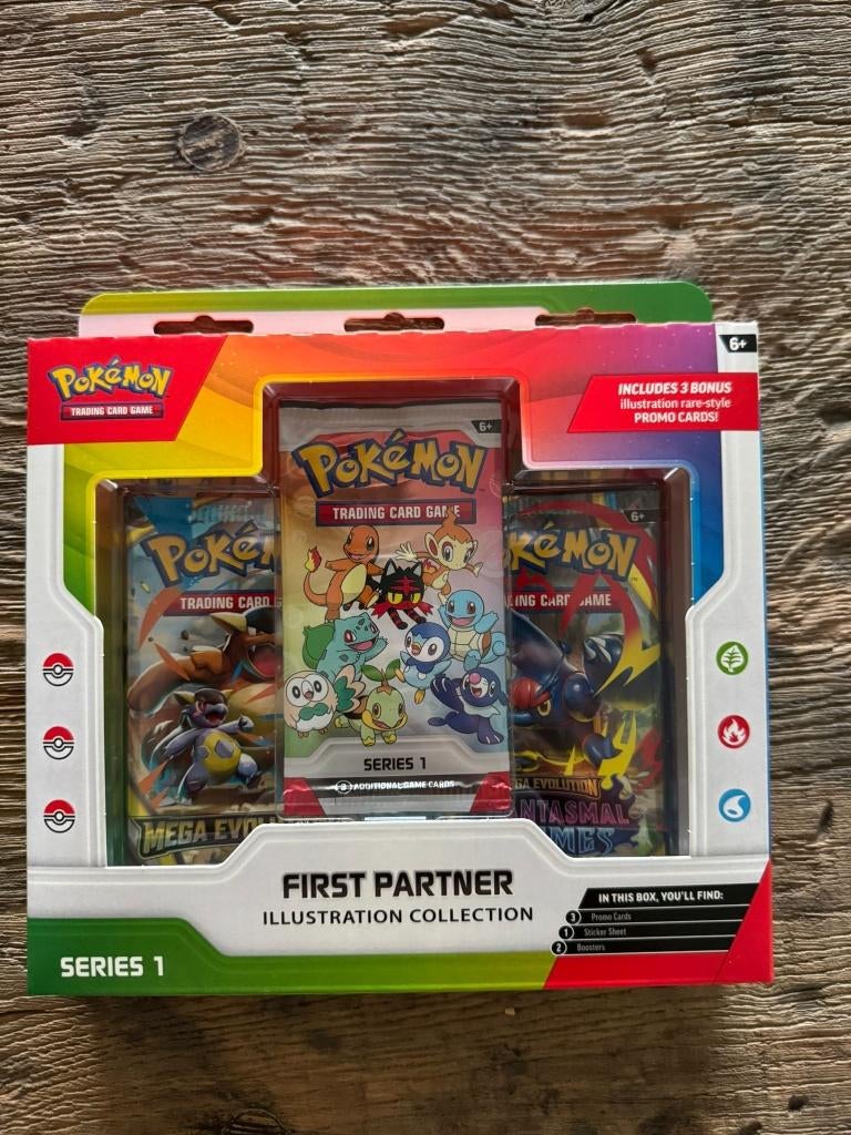 Pokémon First Partner Illustration Collection Series I, Ophalen of Verzenden, Nieuw