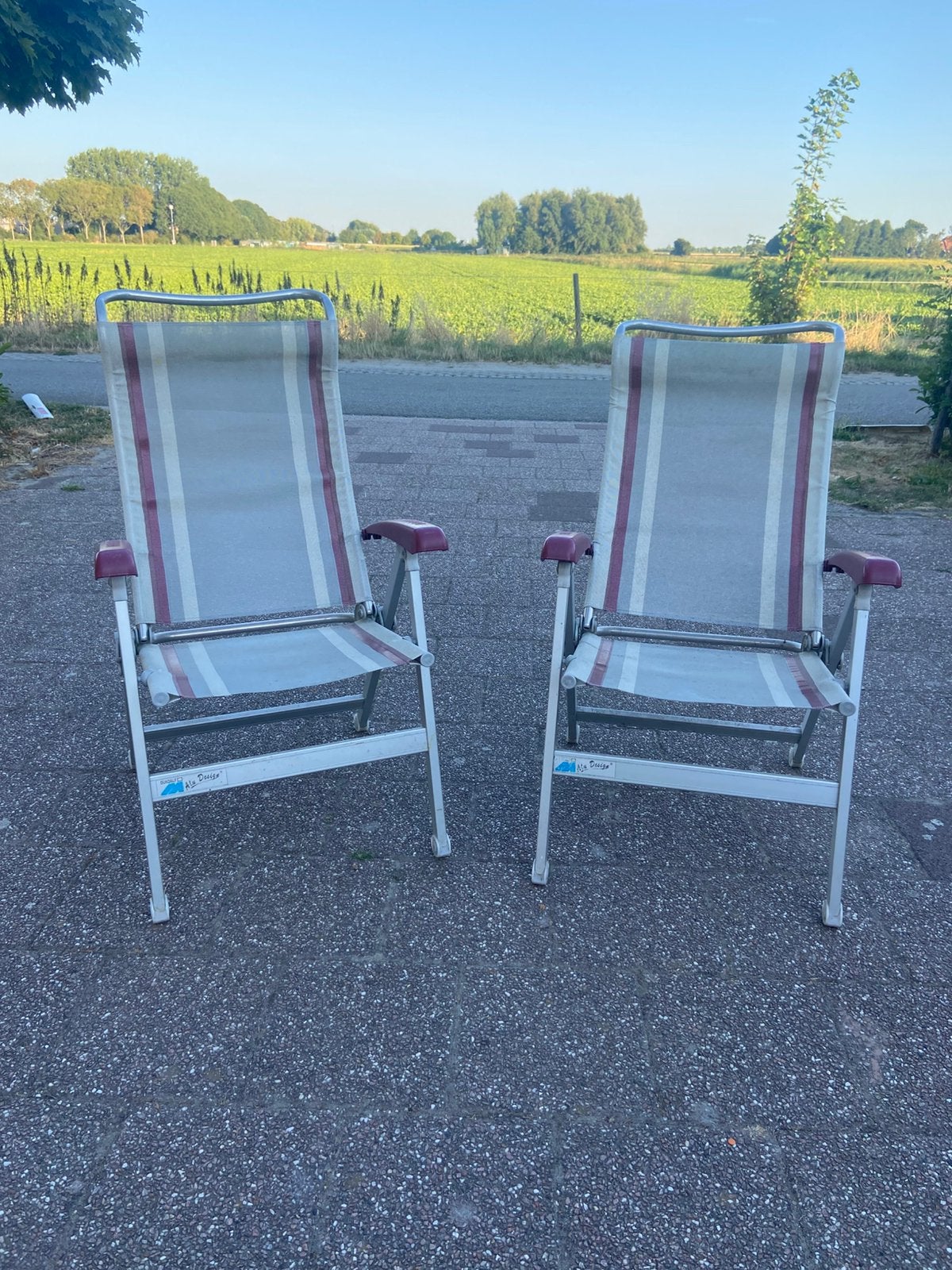 Stoel dukdalf, Ophalen, Zo goed als nieuw, Campingstoel