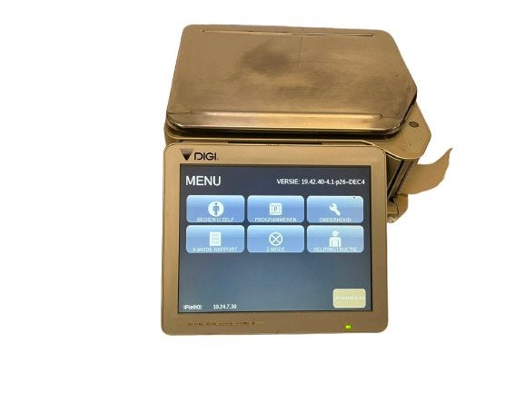 partij van 10 stuks DIGI sm5500b weegschaal met printer, Gebruikt, Winkelweegschaal, 1 tot 500 gram, Ophalen of Verzenden