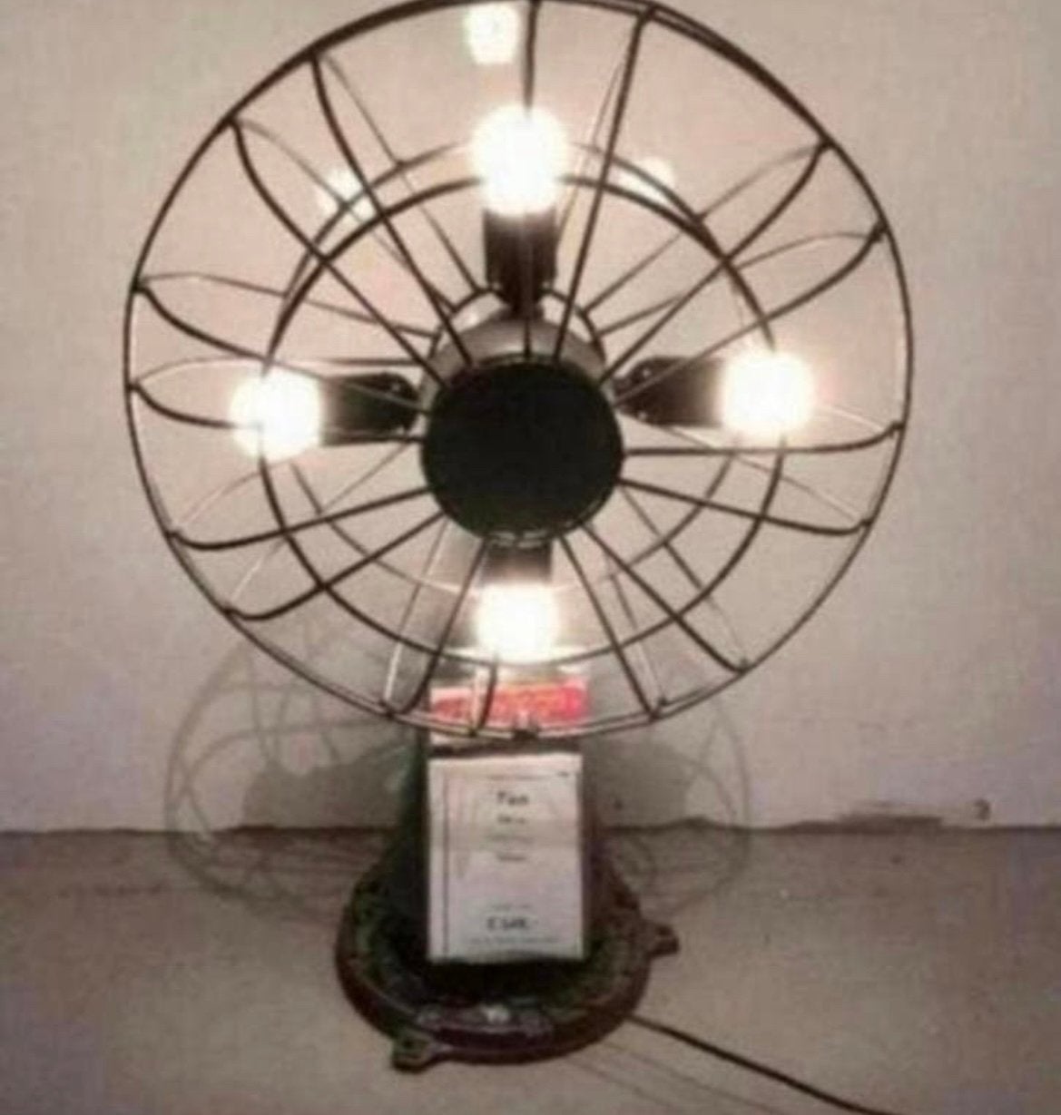 Tafel Fanlamp, Ophalen, Overige typen, Handgemaakt, Nieuw