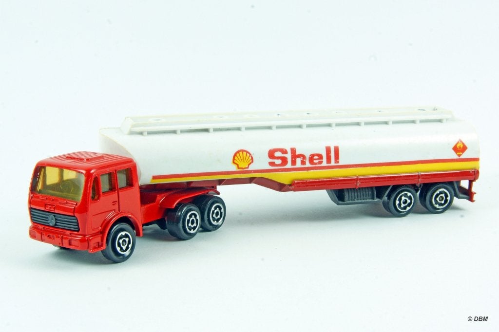 Majorette Mercedes Truck & Trailer 5., Ophalen of Verzenden, Gebruikt, Bus of Vrachtwagen