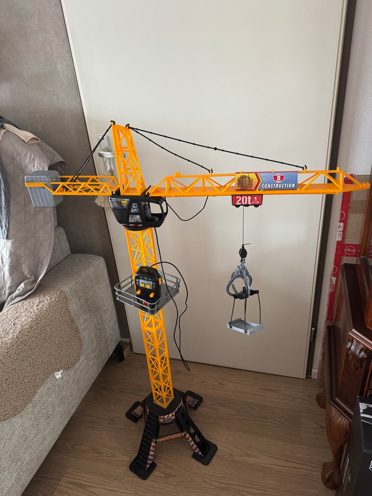 Dickie Toys Kraan met Afstandsbediening - Bouwplezier!, Ophalen, Zo goed als nieuw, Bouwen