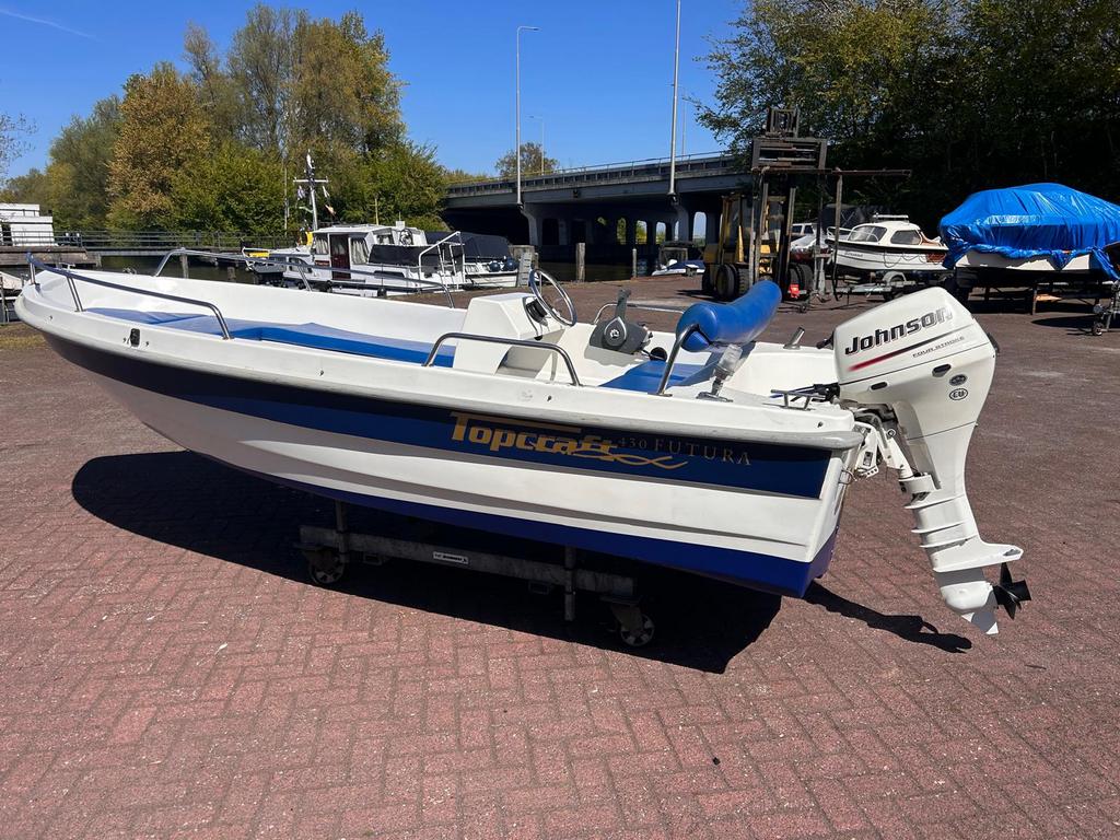 Topcraft 430 futura /topcraft 440 millennium beide met motor, Watersport en Boten, Tot 10 pk, Ophalen of Verzenden, Zo goed als nieuw
