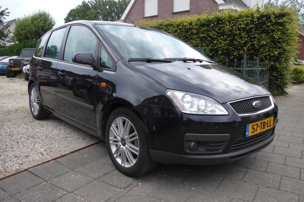 Ford Focus C-MAX 1.8-16V Futura (bj 2006), Auto's, Voorwielaandrijving, Gebruikt, 4 cilinders, Zwart