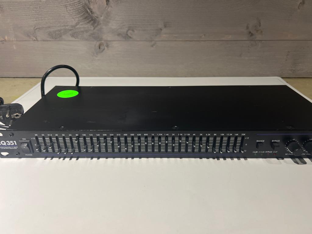 EQ351 Single Channel 31-Band 1/3 Octaaf Equalizer, N, N, Ophalen of Verzenden, Zo goed als nieuw