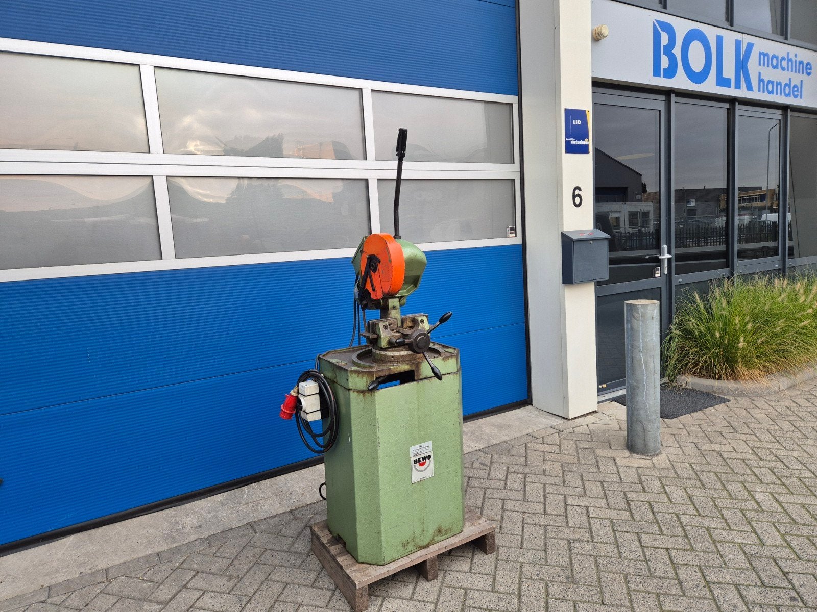 Bewo 250 HT Cirkelzaag, Afkortzaag 380V, Doe-het-zelf en Verbouw, Gebruikt, Holland, 70 mm of meer, Bewo