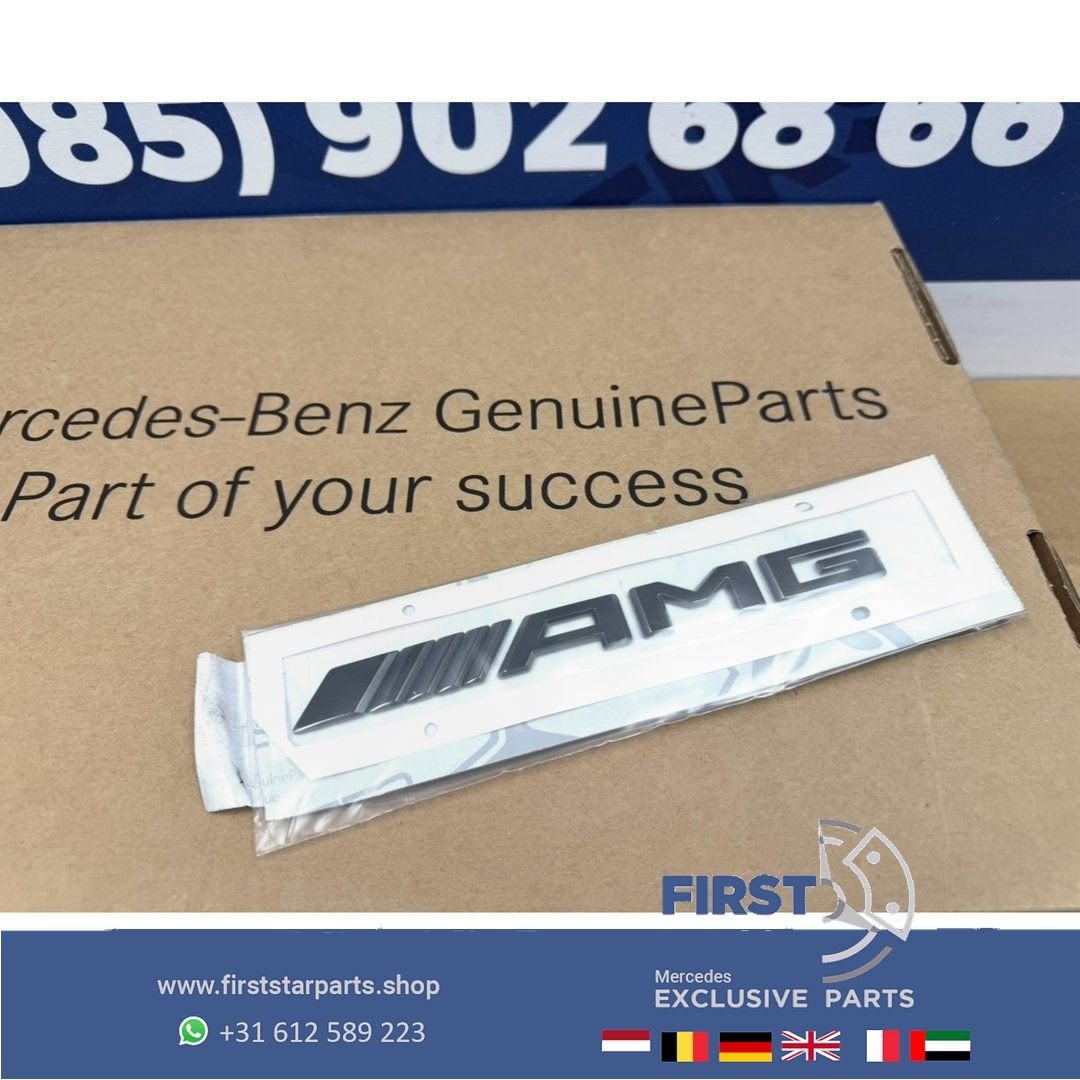 AMG LOGO EMBLEEM LETTERS A B C CLA CLS E G GLA GLC GLE S GT, Gebruikt, -, Ophalen of Verzenden, Achter
