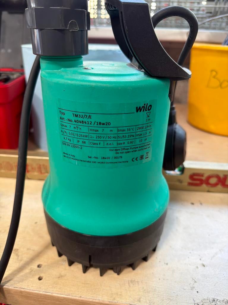 Wilo pomp TM32/7/E, Tuin en Terras, Waterpompen, Nieuw, Elektrisch, Dompelpomp, Ophalen